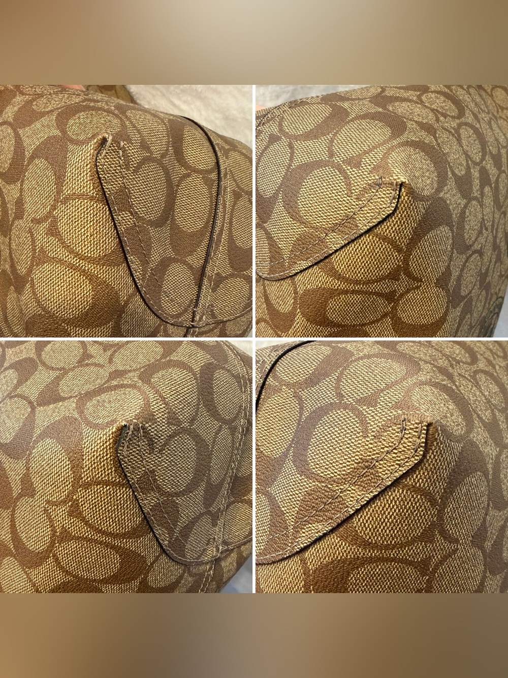 Coach Like-New Varsity City Tote CB879 - Picture 7 of 8